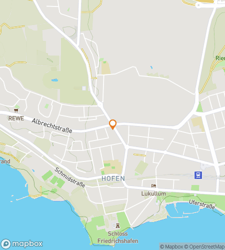 Map of scavenger hunt walking tour for Zeppelins & Secrets: Exploring Friedrichshafen