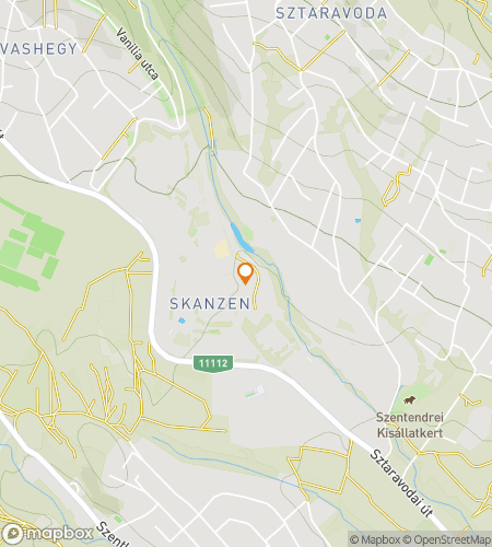 Map of scavenger hunt walking tour for Szentimental Journey: The Danube Art Chase