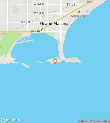 خريطة جولة مشي لمسافات طويلة لـ Grand Marais Downtown Delight
