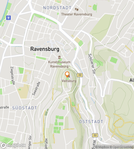 Mapa spacerowej trasy poszukiwania skarbów dla Więża i Drewno - Quest