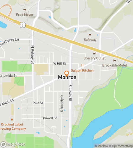 Map of scavenger hunt walking tour for Monroe or Less&excl;&colon; The River-Ready Monroe Hunt