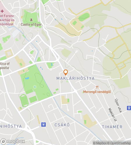 Map of scavenger hunt walking tour for Bulls, Barrels & Battles: The Eger Chase