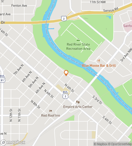 Map of scavenger hunt walking tour for Forkin‘ Fun Downtown Hunt
