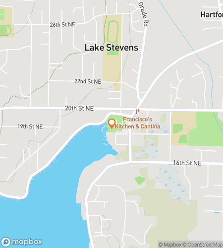 Map of scavenger hunt walking tour for Lake Stevens&colon; Easy Lakesy