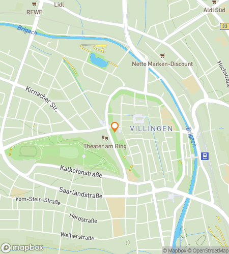 Map of scavenger hunt walking tour for Villingen’s Medieval Quest