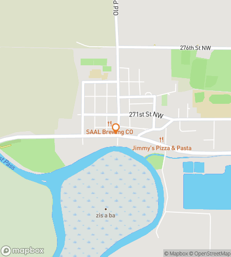 स्टैनवुड कोज़ी कॉर्नर्स और कोस्टल ब्रीज़ेज़ के लिए स्कैवेंजर हंट वॉकिंग टूर का नक्शा