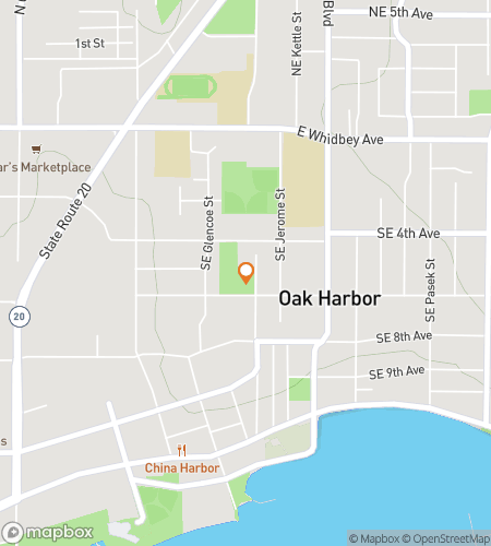 Oak and Awe&excl;&colon; The Harbor-Hopping Oak Harbor Hunt के लिए स्कैवेंजर हंट वॉकिंग टूर का नक्शा