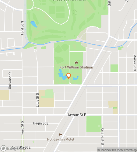 Map of scavenger hunt walking tour for Near and Far in Thunder Bay