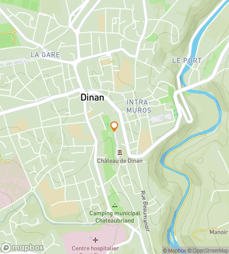 Map of scavenger hunt walking tour for Lanvallay Loot & Laughs Hunt