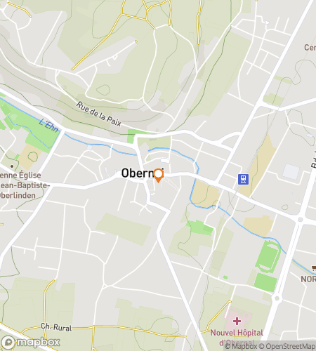 Map of scavenger hunt walking tour for Vine & Seek: The Obernai Scavenger Hunt