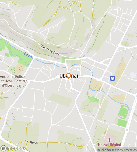 Map of scavenger hunt walking tour for Vine & Seek: The Obernai Scavenger Hunt