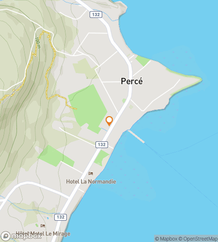 Map of scavenger hunt walking tour for Percé‘s Playful Treasure Pursuit