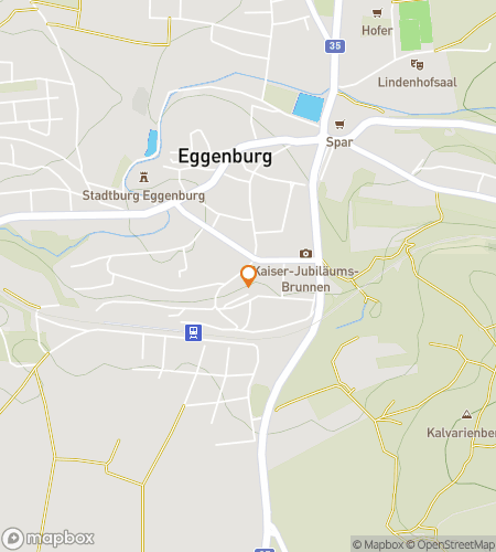 Mapa del tour a pie de búsqueda del tesoro para Eggenburg: Secretos de la Ciudad de Piedra