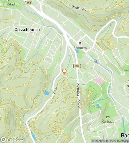 Map of scavenger hunt walking tour for Baden’s Belle Époque Quest