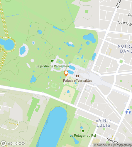 خريطة جولة المشي لمطاردة الكنز لإصدار قصر السعي: فرساي