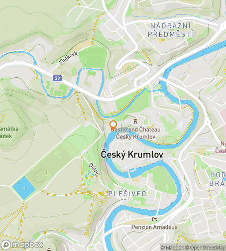 Map of scavenger hunt walking tour for  Cesky Krumlov Scavenger Hunt