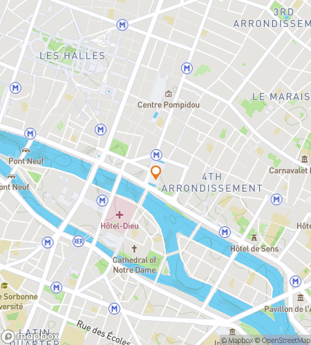 Map of scavenger hunt walking tour for Churches, Charms, & More in Paris