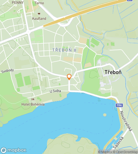 Map of scavenger hunt walking tour for Treasure Trek Downtown