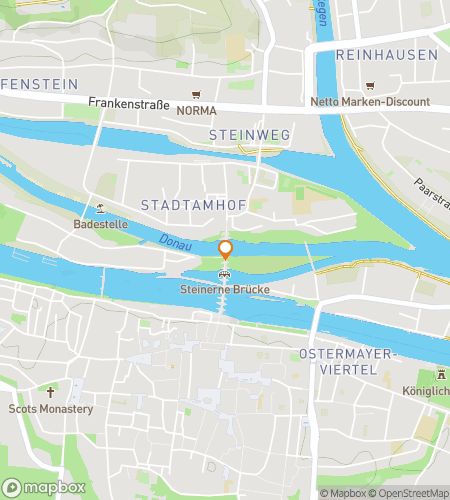 Χάρτης περιήγησης με κυνήγι θησαυρού για το Regensburg Royal Riddle Rampage