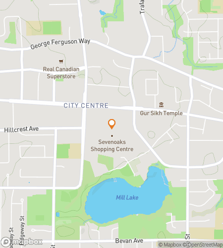 Map of scavenger hunt walking tour for Abbotsford-ward Bound: The Valley Views Chase