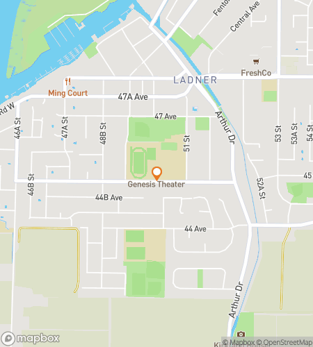 Map of scavenger hunt walking tour for Ladner Landmark Spark: A High-Energy Quest