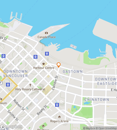 Map of scavenger hunt walking tour for Red Bricks & Gold Dragons