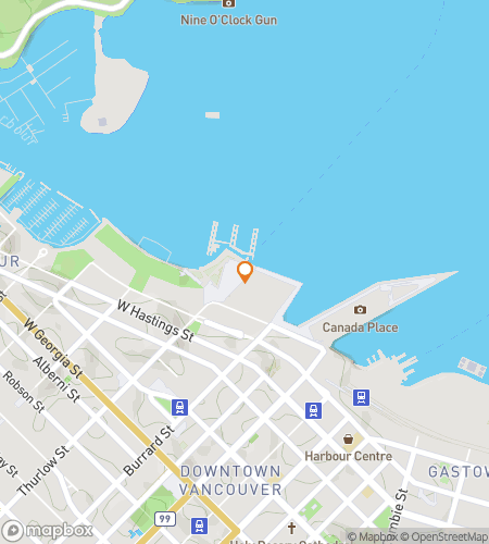 Map of scavenger hunt walking tour for Vancouver Audio Tour Adventure