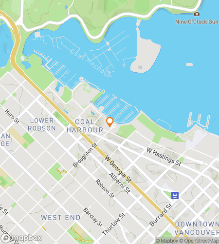 Map of scavenger hunt walking tour for Coal Harbours Deep Dive