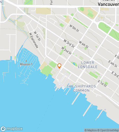 Карта пешей экскурсии с поиском сокровищ от Нижней гавани Лонсдейл до Хайлендс