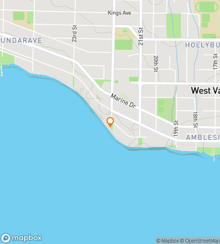 Χάρτης περιήγησης με τα πόδια για κυνήγι θησαυρού για το Wonderous West Van-ventures