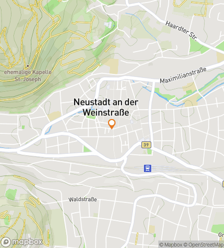 Map of scavenger hunt walking tour for Downtown Neustadt‘s Witty Whirlwind Hunt