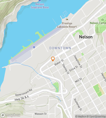 Nelson'un Nifty Neighborhood Hunt için scavenger hunt yürüyüş turu haritası