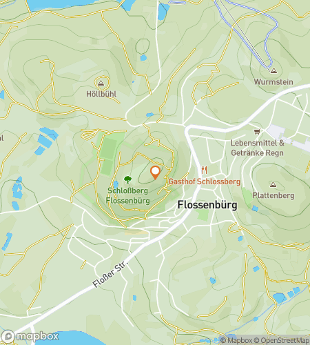 Map of scavenger hunt walking tour for Hidden History&colon; The Flossenb&uuml;rg Hunt