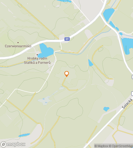 Map of scavenger hunt walking tour for Industrial Echoes & Hidden Treasures of Karvin&aacute;