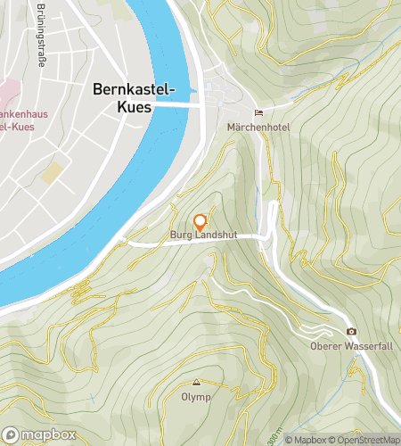 Map of scavenger hunt walking tour for Wonders on the Moselle: The Bernkastell Hunt