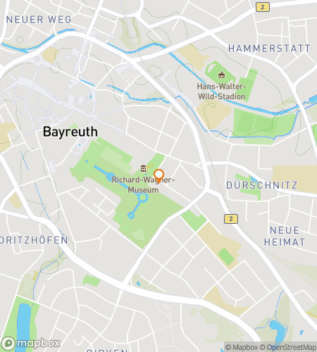 'Where Art Meets Sunshine: Bayreuth Quest' 스캐빈저 헌트 워킹 투어 지도