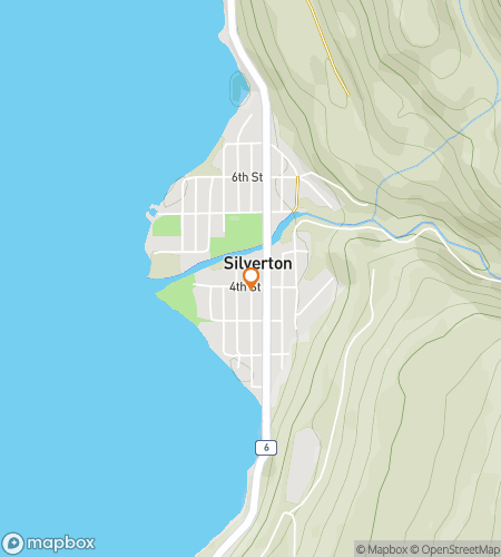 Map of scavenger hunt walking tour for Silverton‘s Silly Scavenger Soiree