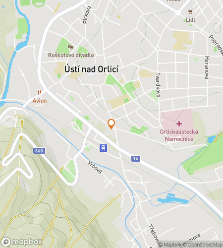 Map of scavenger hunt walking tour for Ústís Urban Adventure