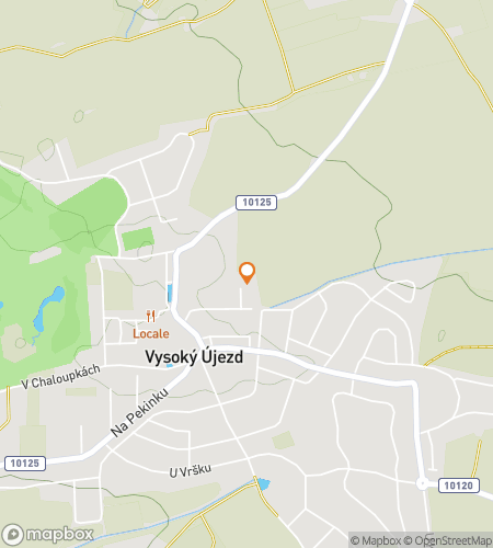 Map of scavenger hunt walking tour for Vysok&yacute;s Hidden Path