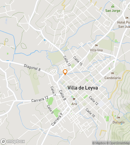 Map of scavenger hunt walking tour for Leyva It to Me: The Colonial Villa Chase