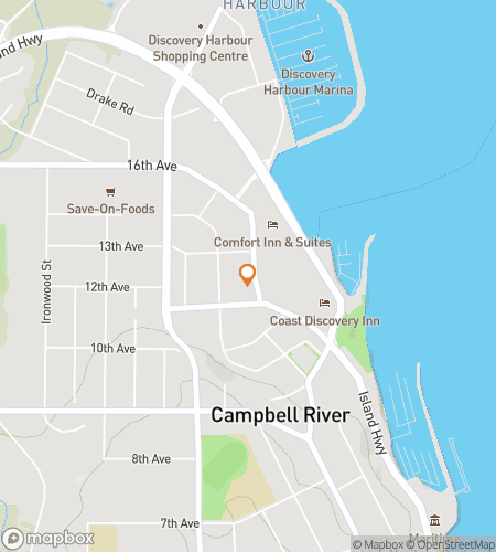 Map of scavenger hunt walking tour for Campbell Capers: River Riddles & Revelry