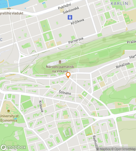 Map of scavenger hunt walking tour for Karlin‘s Clever Quest