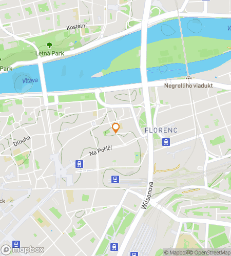 Karte der Schnitzeljagd-Wandertour für Verfluchte Adern von Prag