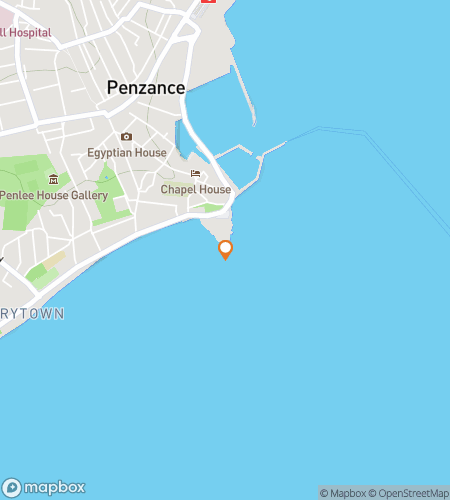 Map of scavenger hunt walking tour for Prowling Penzance: The Secret Hunt