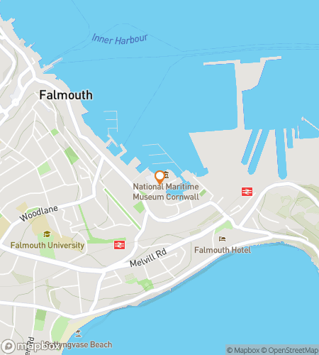 Map of scavenger hunt walking tour for Ship Happens: A Nautical Quest Through Falmouth’s Clues