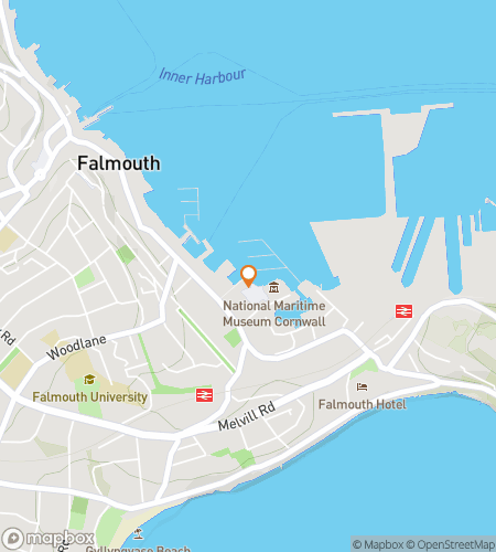 Map of scavenger hunt walking tour for Ship Happens: A Nautical Quest Through Falmouth’s Clues