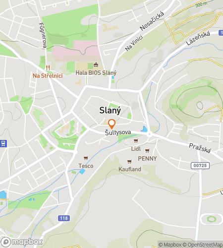 Map of scavenger hunt walking tour for Slany‘s Sensational Scavenger Soiree