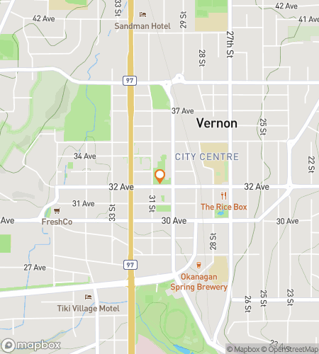 Hartă a turului pe jos cu vânătoare de comori pentru Versatile Vernon