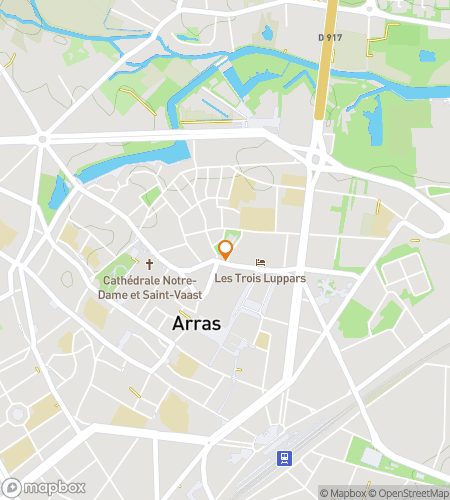 Kort over skattejagt vandretur for Ved Scarpe: Oplev Saint-Laurent-Blangy