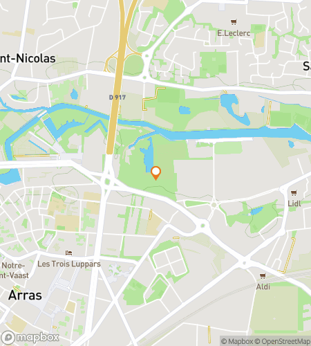 Map of scavenger hunt walking tour for By the Scarpe: Discover Saint-Laurent-Blangy